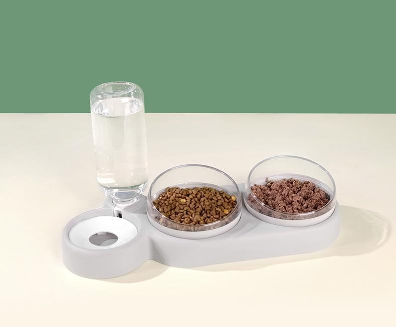 2 in 1 pet feeder & water dispenser